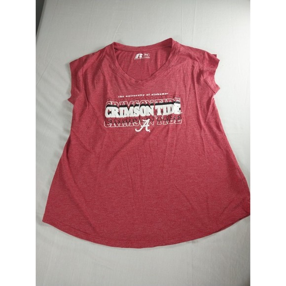 Women's Russell Alabama crimson Tide t-shirt size medium soft comfortable - Picture 4 of 13